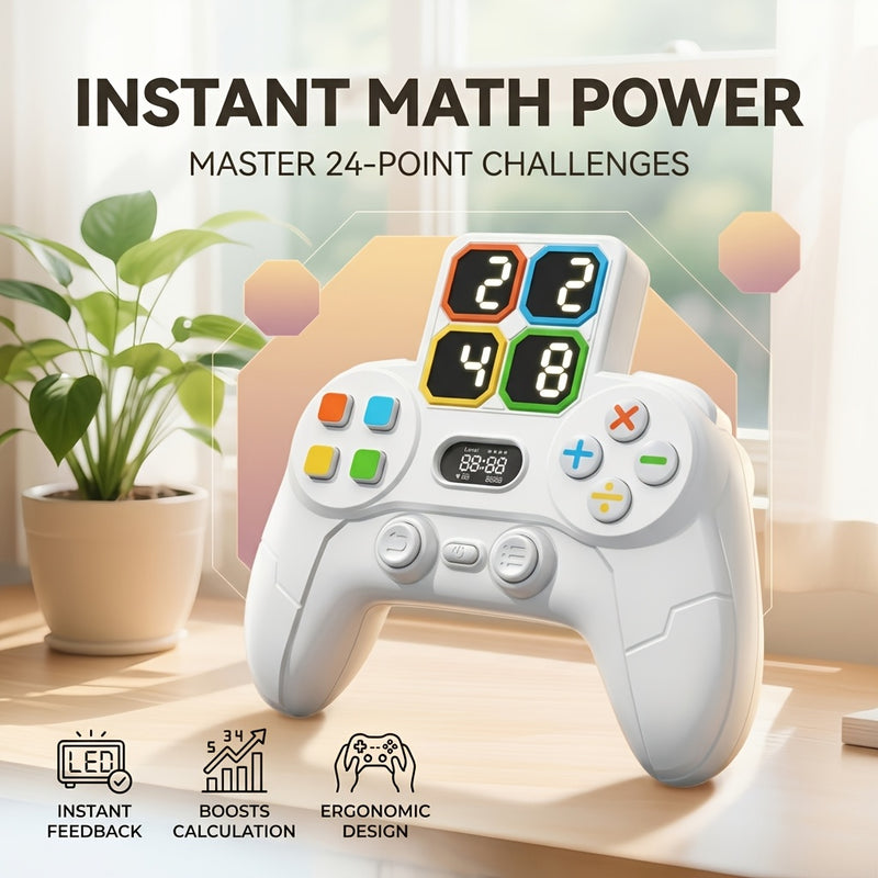 Math Speed Trainer Educational toy for Kids and , 24 Math Game, Fun Learning Gadget
